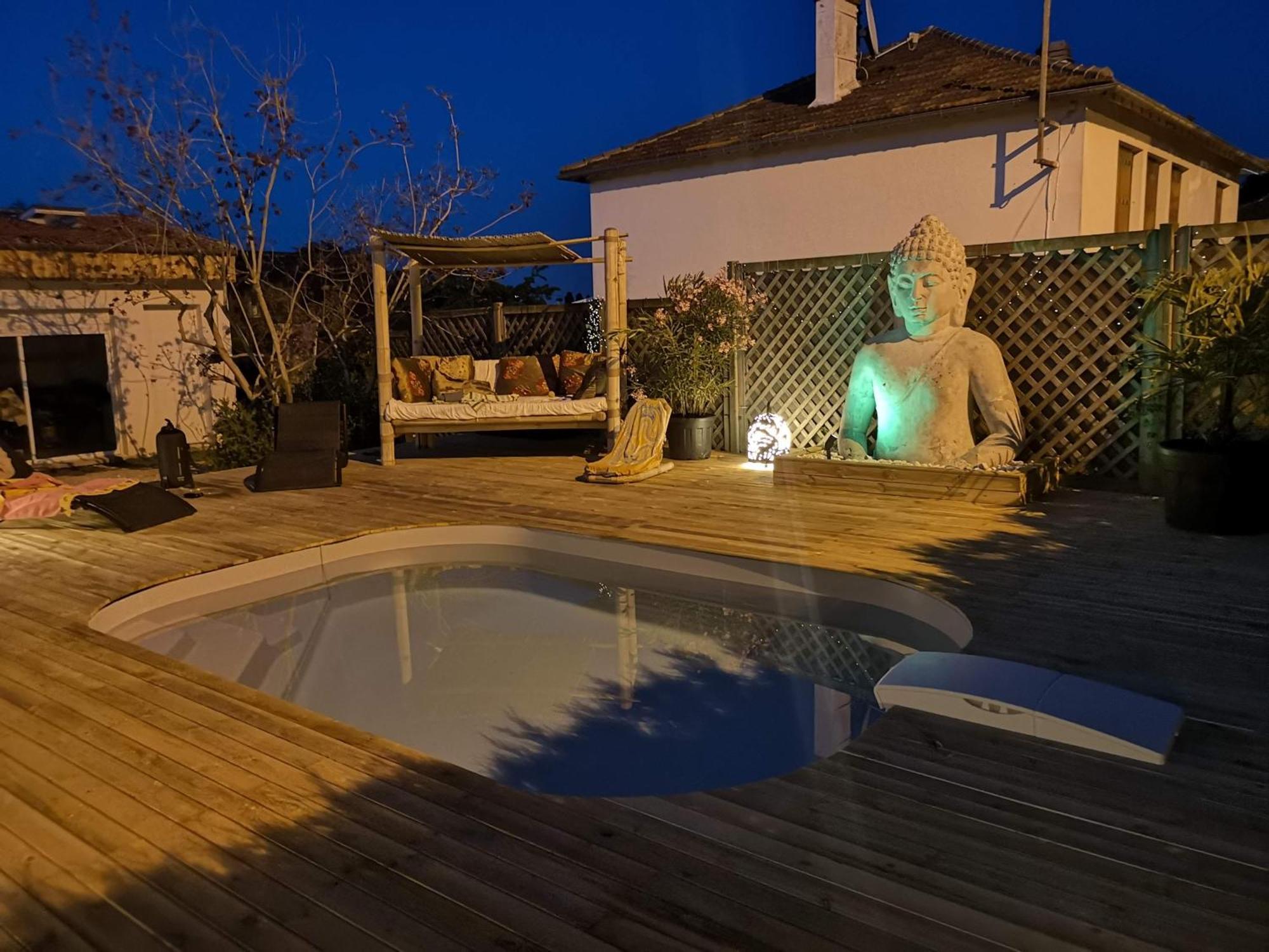 La Serenite Balinaise, Chambre Et Sdb Privee, Jardin , Piscine Et Jacuzzi En Saison, Pres De Chantilly, Parc Asterix Et Cdg Et Paris En 20' Orry-La-Ville Kültér fotó