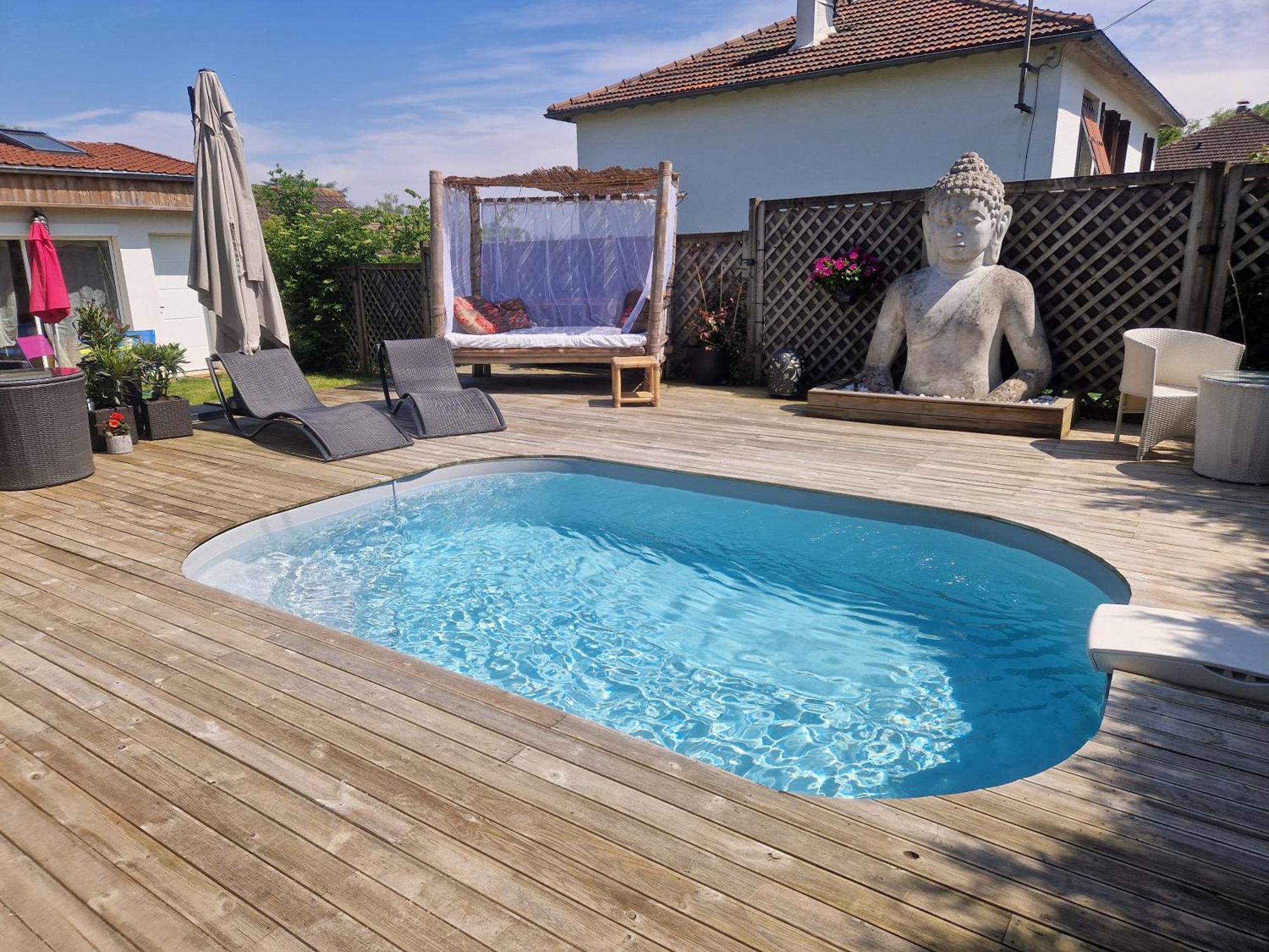La Serenite Balinaise, Chambre Et Sdb Privee, Jardin , Piscine Et Jacuzzi En Saison, Pres De Chantilly, Parc Asterix Et Cdg Et Paris En 20' Orry-La-Ville Kültér fotó