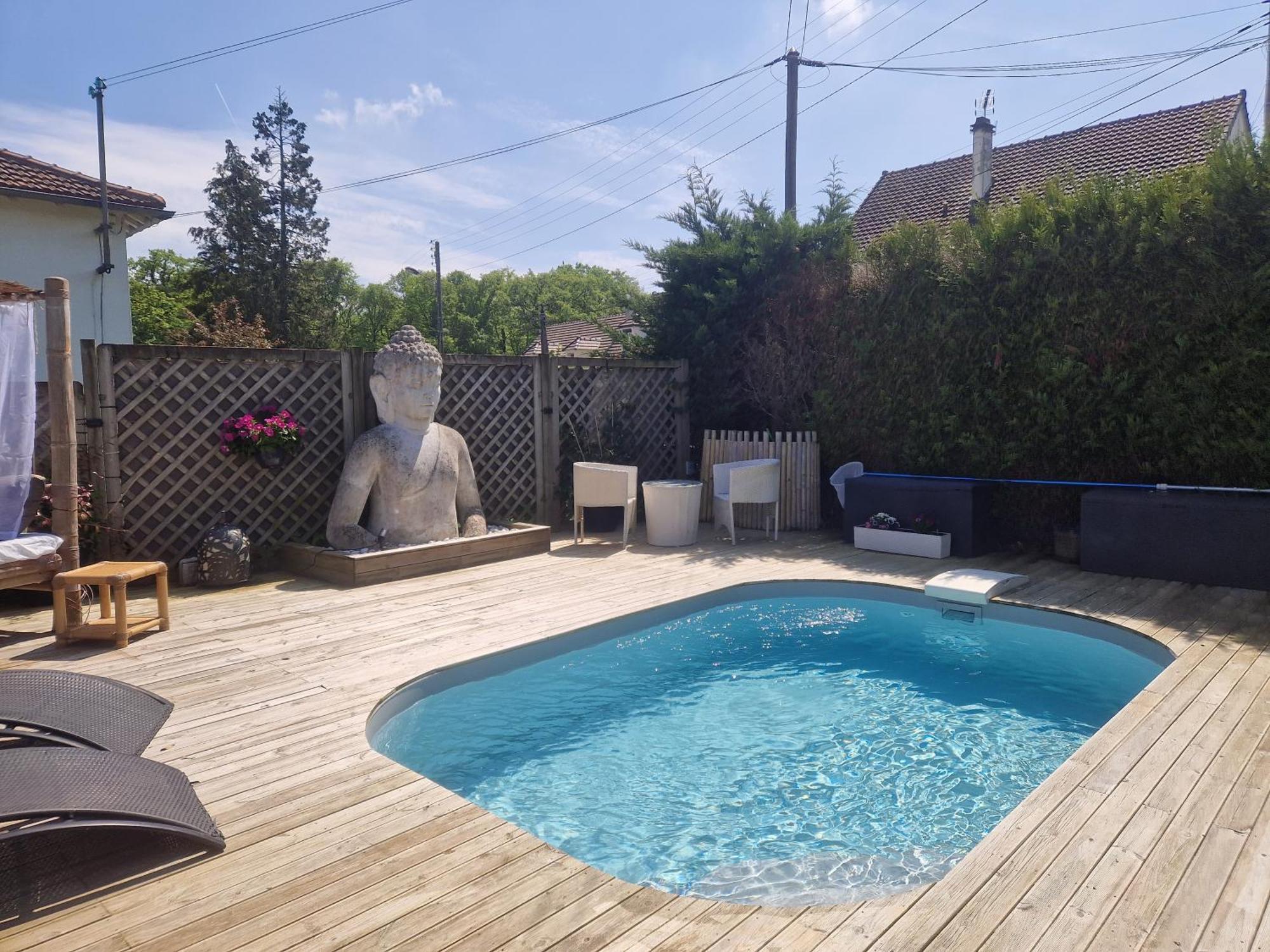 La Serenite Balinaise, Chambre Et Sdb Privee, Jardin , Piscine Et Jacuzzi En Saison, Pres De Chantilly, Parc Asterix Et Cdg Et Paris En 20' Orry-La-Ville Kültér fotó